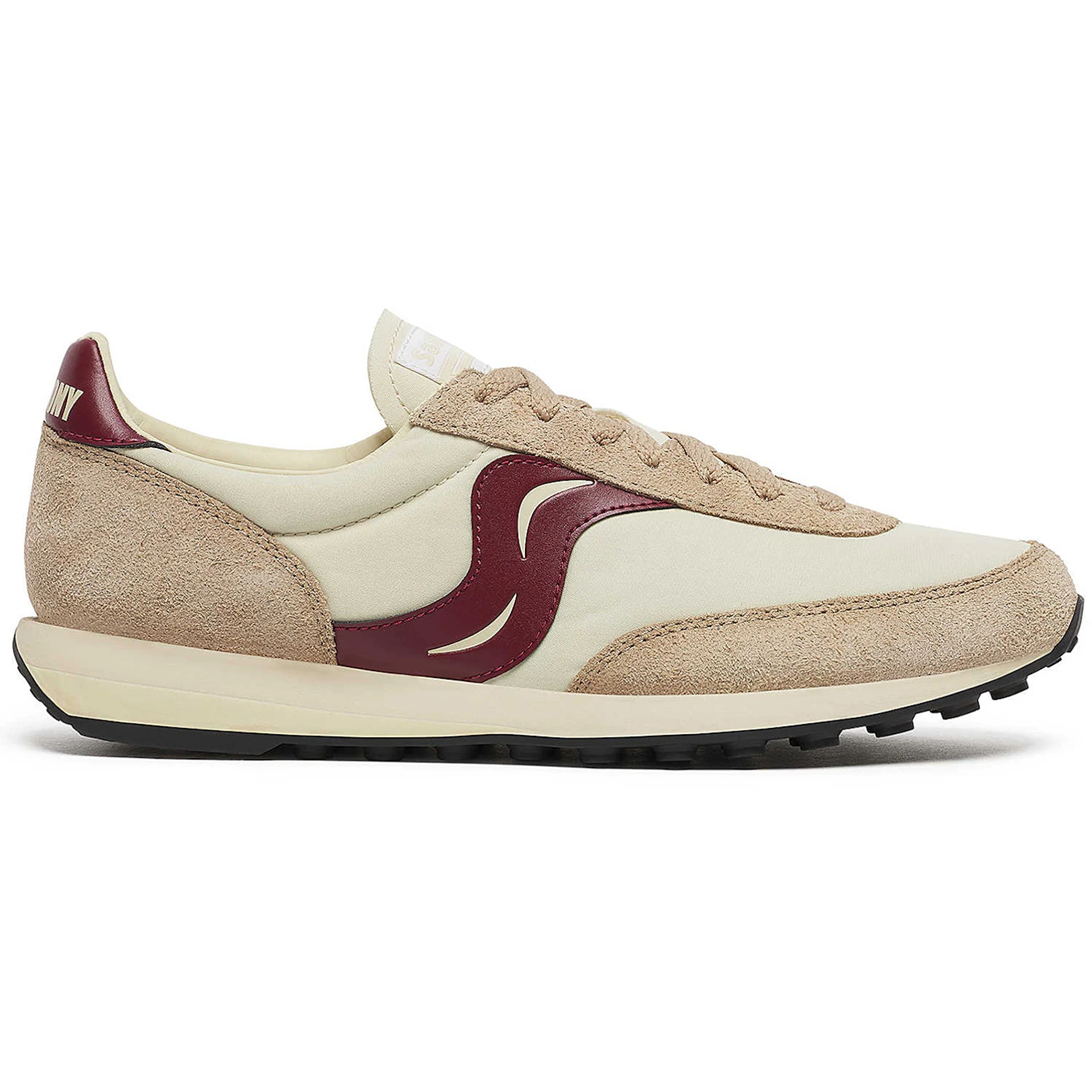 Saucony Trainer 80 Original Beige Burgundy 2 Saucony Trainer 80 Original Beige Burgundy 1