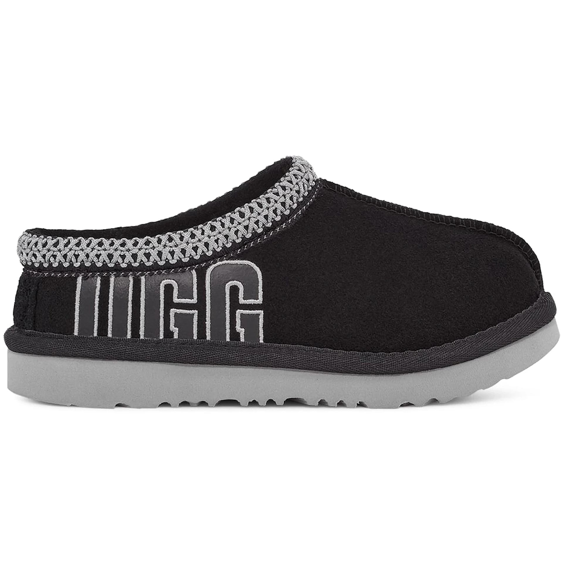 UGG Tasman Graphic Black Grey (Kids) 2 UGG Tasman Graphic Black Grey Kids 1