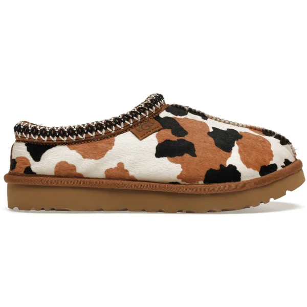UGG Tasman Slipper Cow Print Chestnut (Womens)