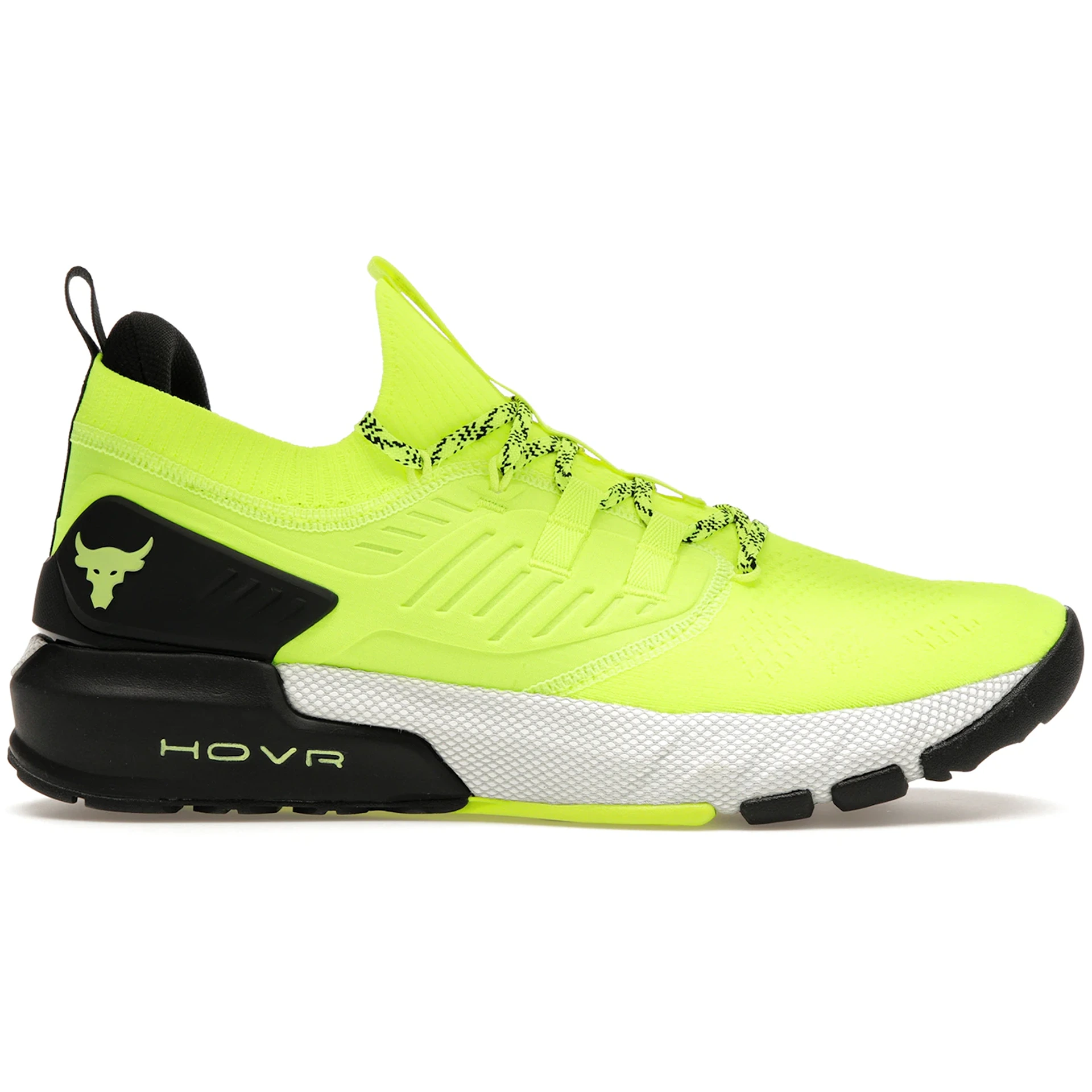 Under Armour Project Rock 3 High Vis Yellow Black 1 Under Armour Project Rock 3 High Vis Yellow Black