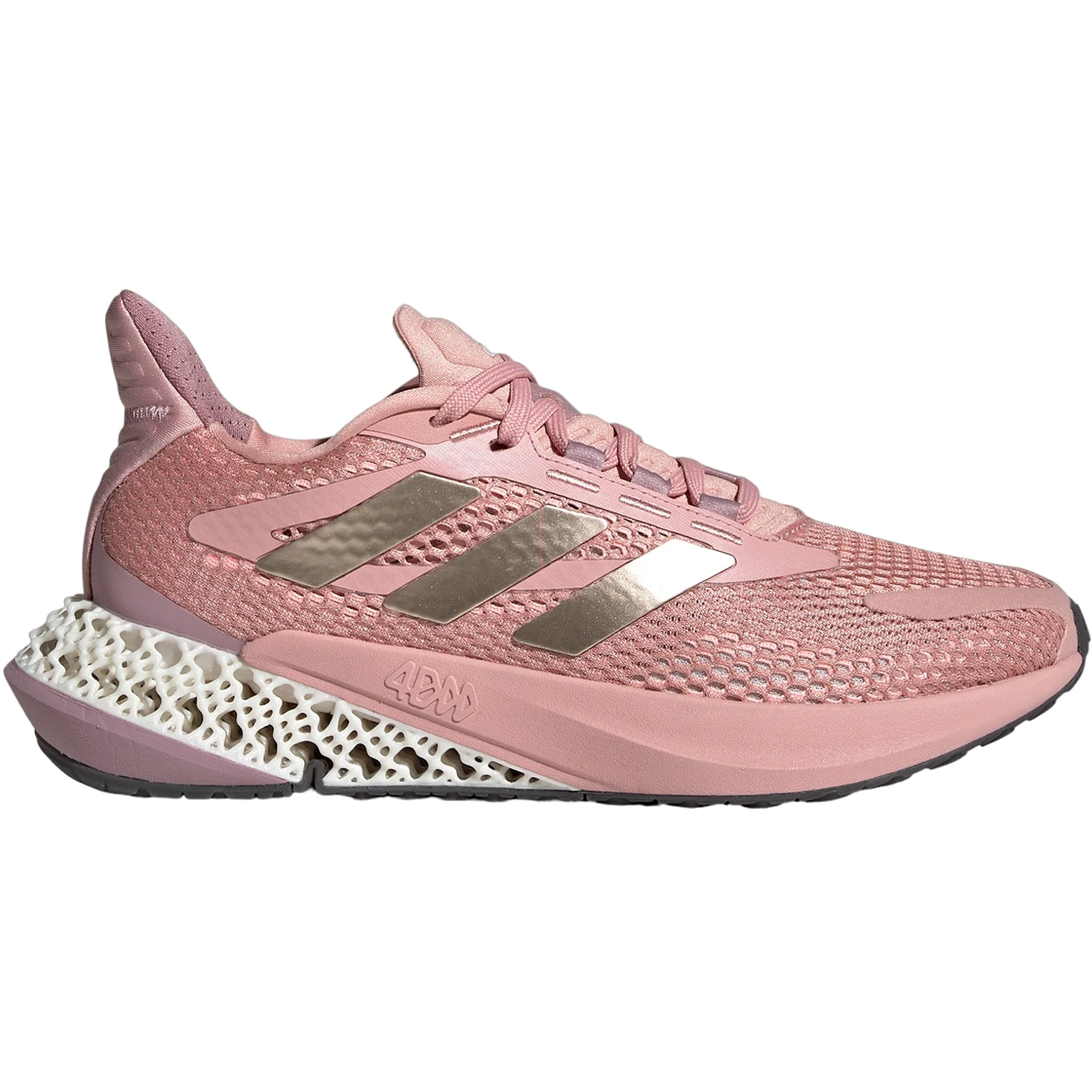 adidas 4DFWD Pulse Wonder Mauve Sandy Beige Acid Red Womens