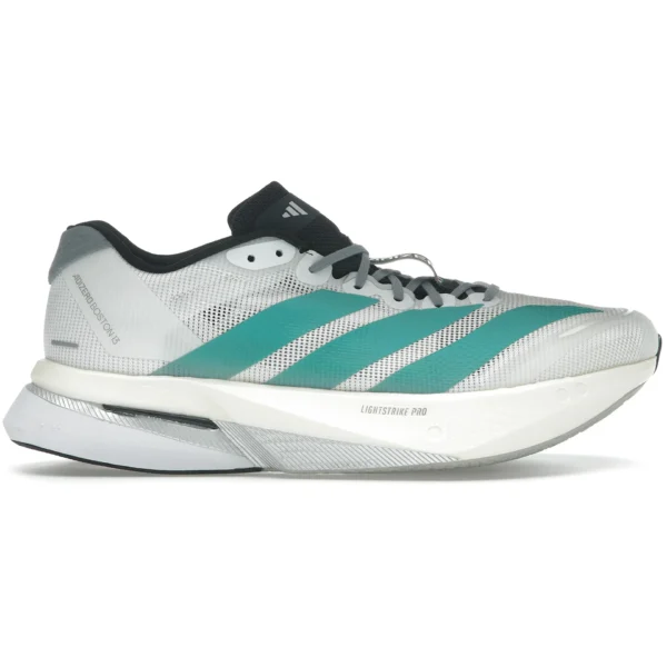 adidas Adizero Boston 13 White Pure Teal