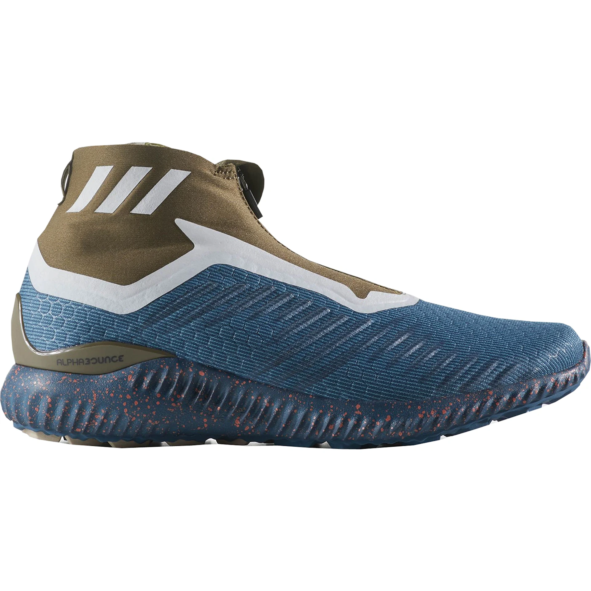adidas Alphabounce Mid Night Blue Olive Khaki 2 adidas Alphabounce Mid Night Blue Olive Khaki