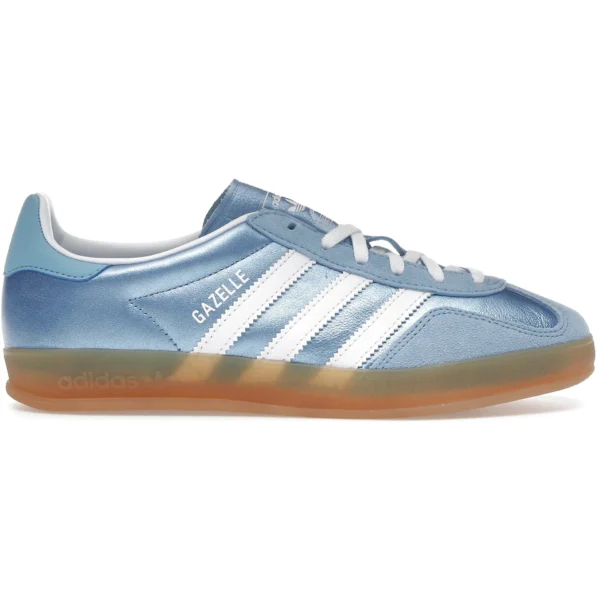 adidas Gazelle Indoor Blue Cloud White Gum (Womens)