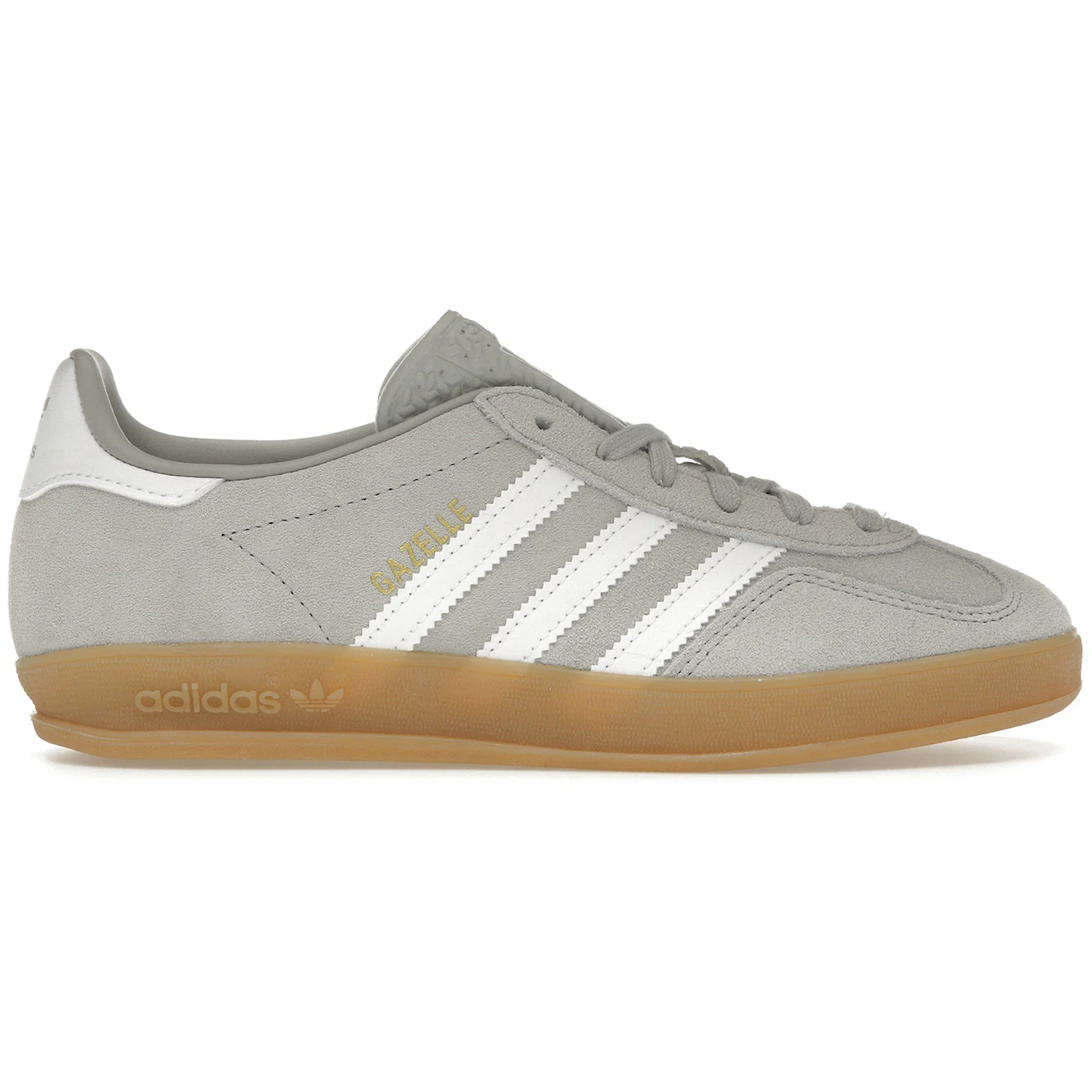 adidas Gazelle Indoor Grey Cloud White Gold Metallic 1 adidas Gazelle Indoor Grey Cloud White Gold Metallic