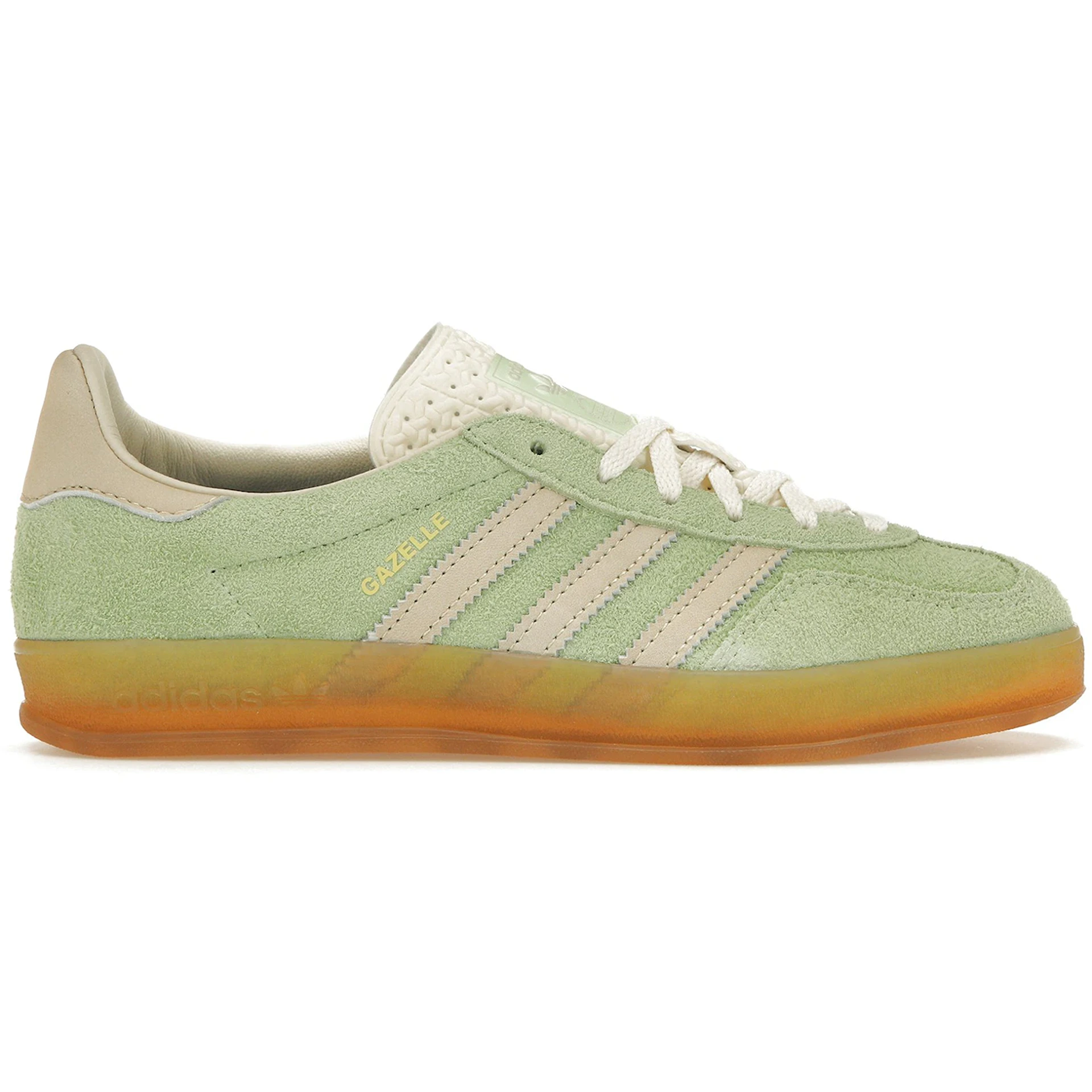 adidas Gazelle Indoor Semi Green Spark (Womens) 2 adidas Gazelle Indoor Semi Green Spark Womens
