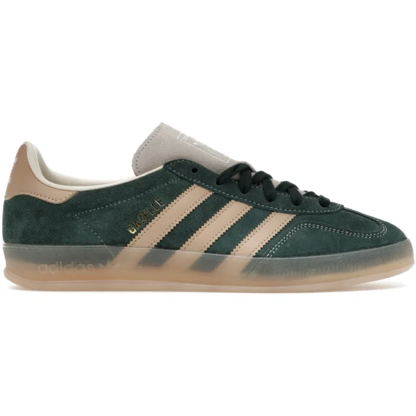 adidas Gazelle Indoor Shadow Green Warm Sandstone