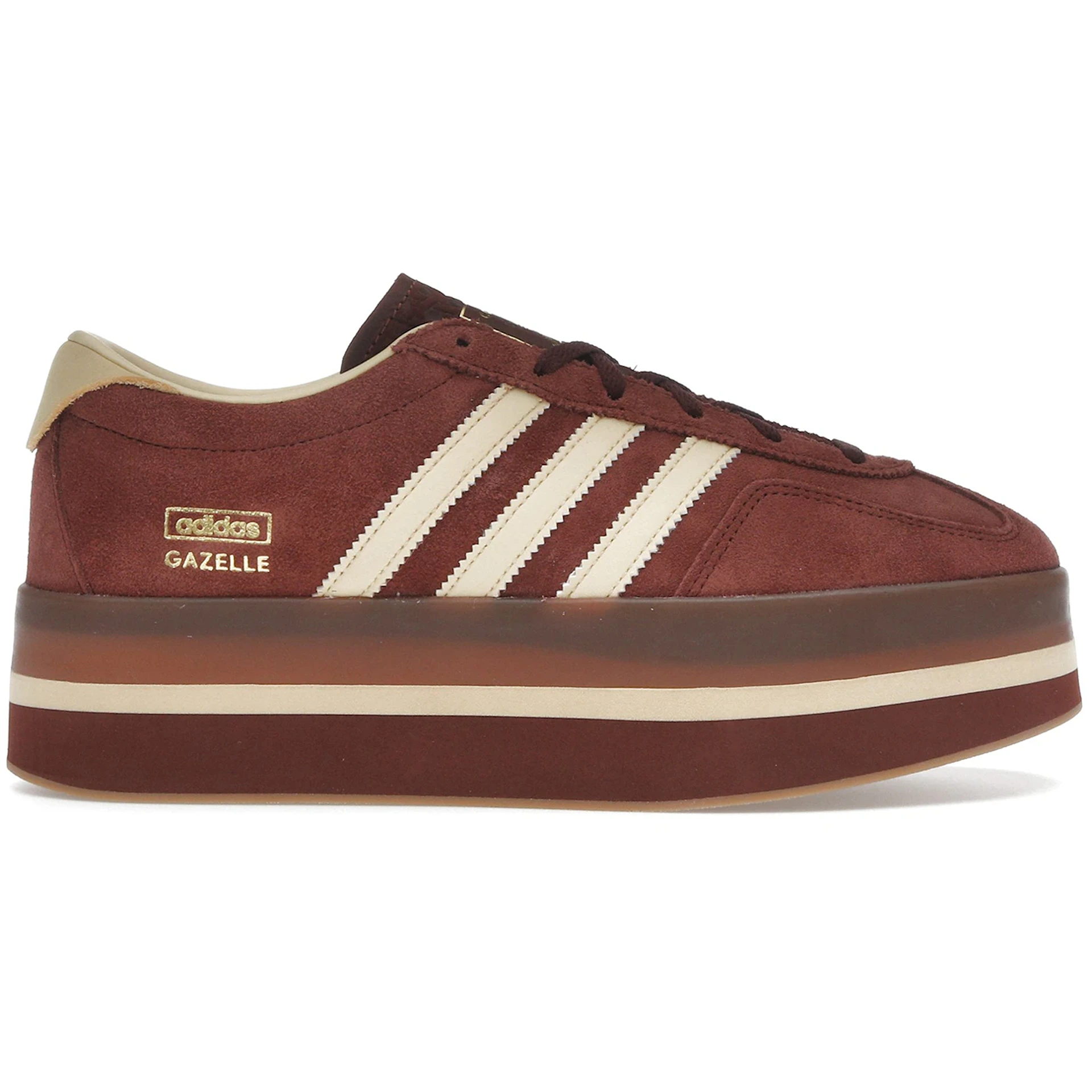 adidas Gazelle Stack Fox Brown Orange Tint (Womens) 1 adidas Gazelle Stack Fox Brown Orange Tint Womens