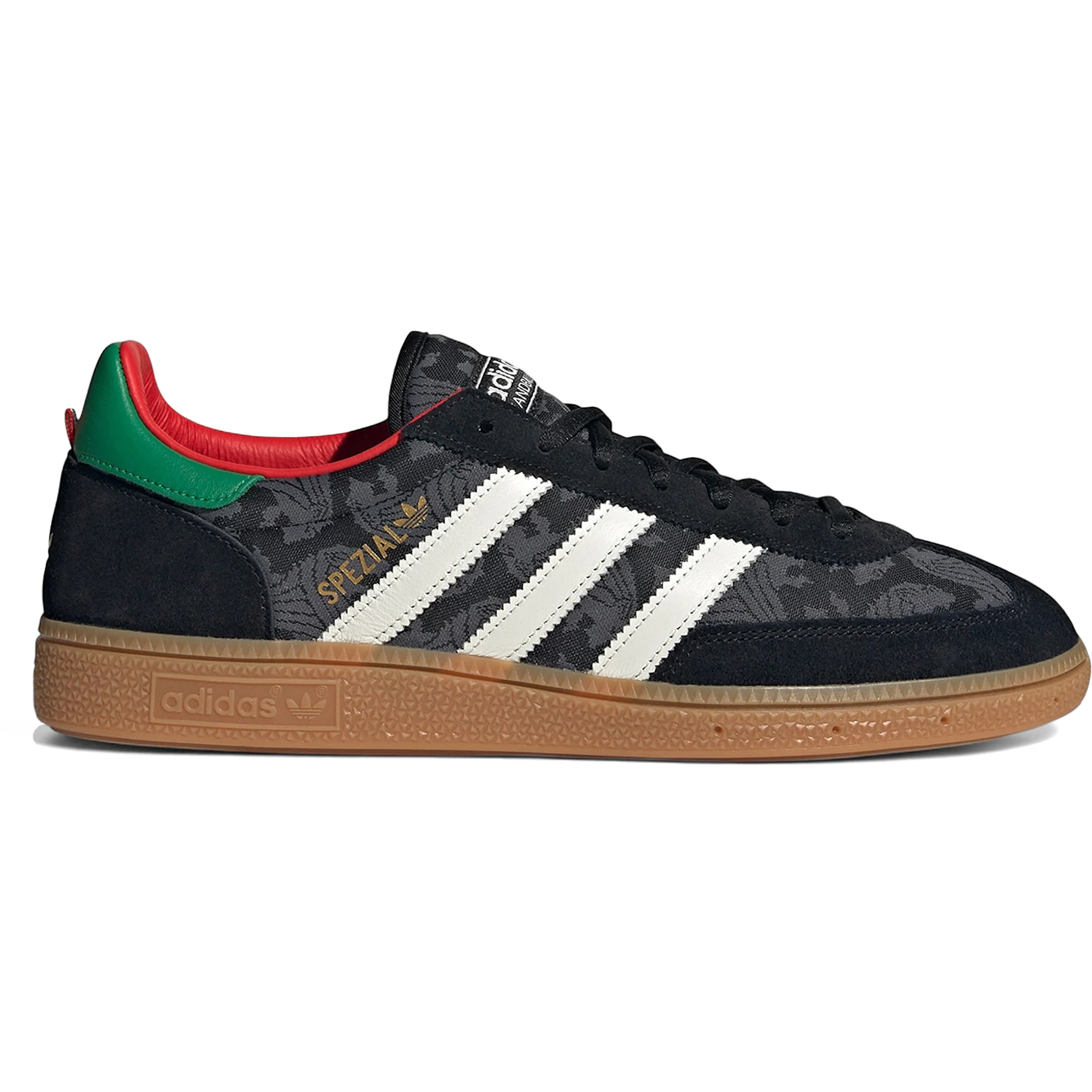adidas Handball Spezial Black Core White Green 2 adidas Handball Spezial Black Core White Green