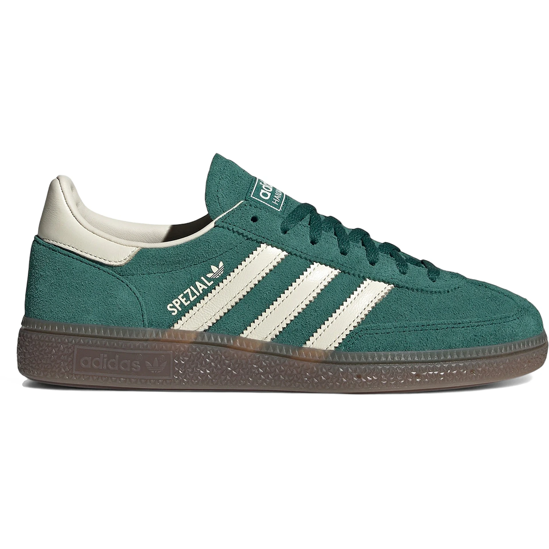 adidas Handball Spezial Collegiate Green Cream White (Womens) 2 adidas Handball Spezial Collegiate Green Cream White Womens