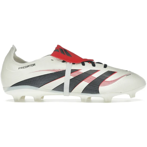adidas Predator League Fold-Over Tongue FG/MG Off White Core Black Pure Ruby