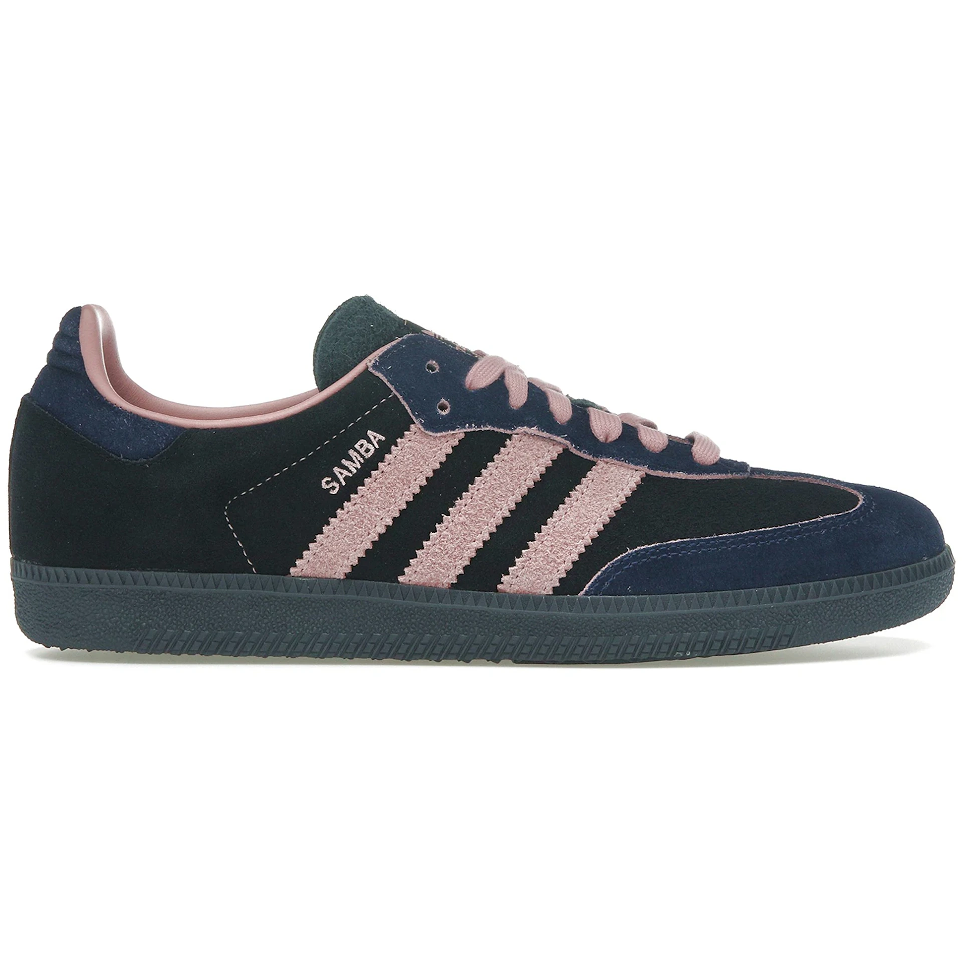 adidas Samba OG Black Wonder Mauve Indigo (Womens) 2 adidas Samba OG Black Wonder Mauve Indigo Womens 1