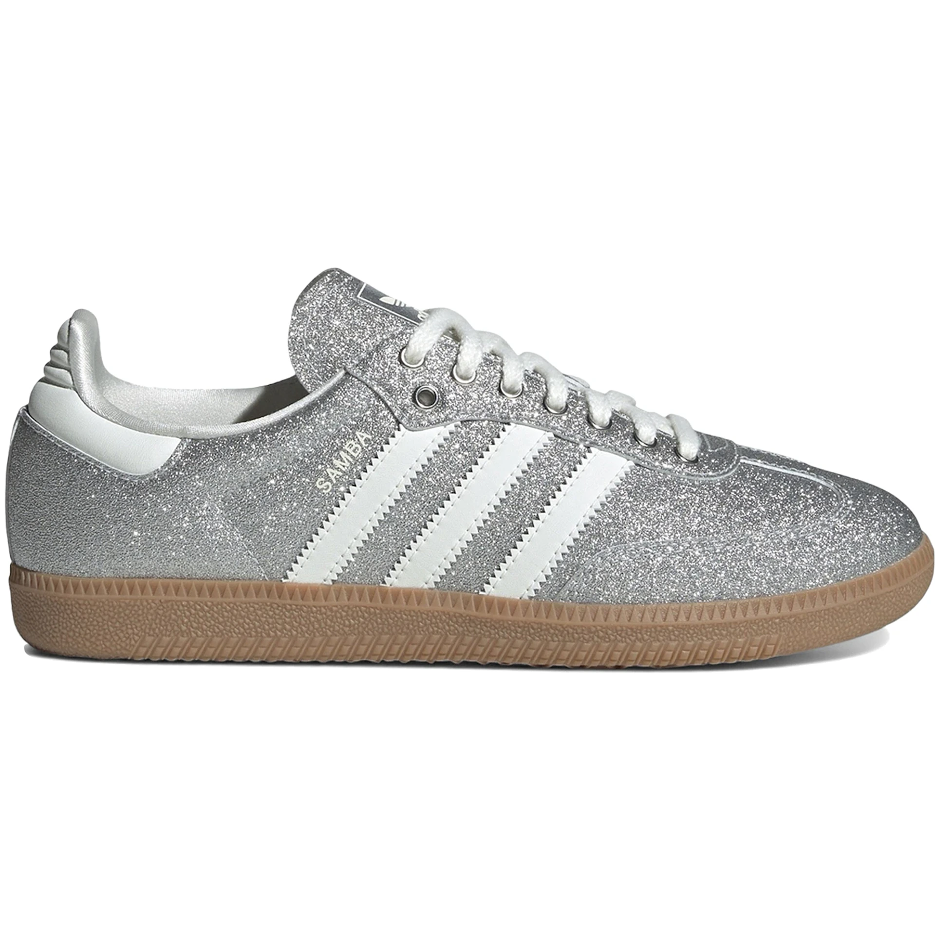 adidas Samba Shine Silver Metallic (Womens) 2 adidas Samba Shine Silver Metallic Womens