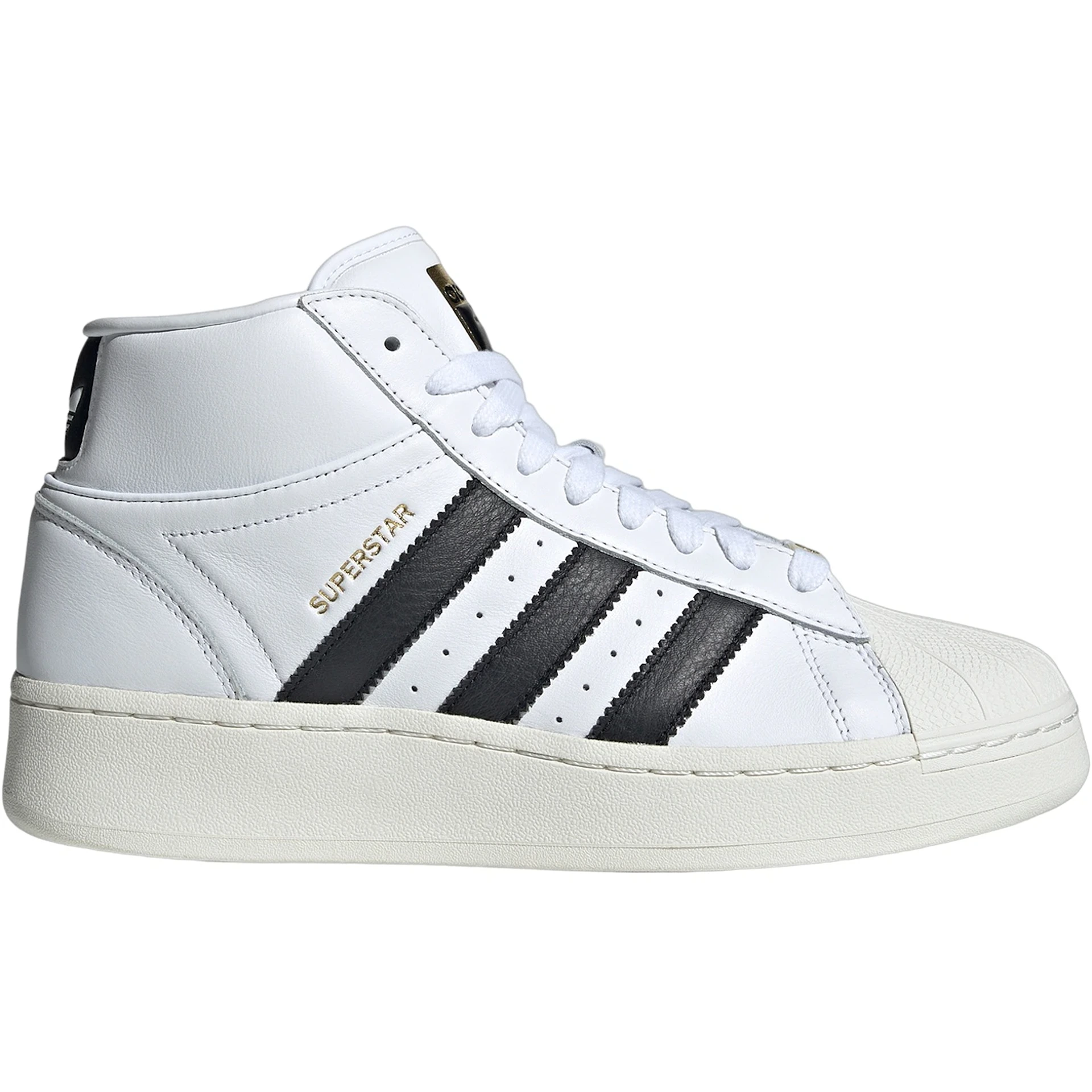 adidas Superstar XLG Mid Core White Off White Core Black 1 adidas Superstar XLG Mid Core White Off White Core Black 1
