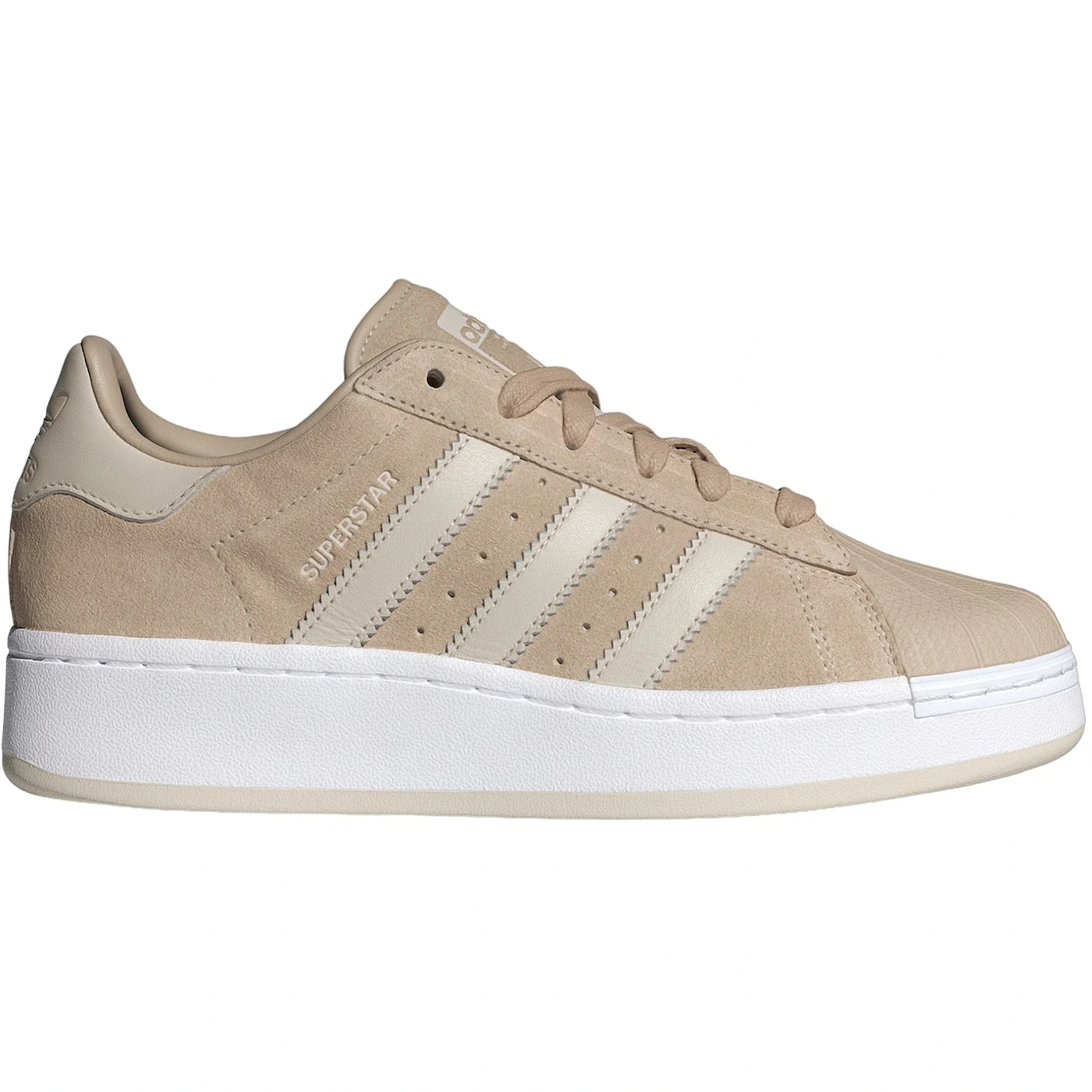 adidas Superstar XLG Wonder Beige Cloud White (Womens) 1 adidas Superstar XLG Wonder Beige Cloud White Womens 1