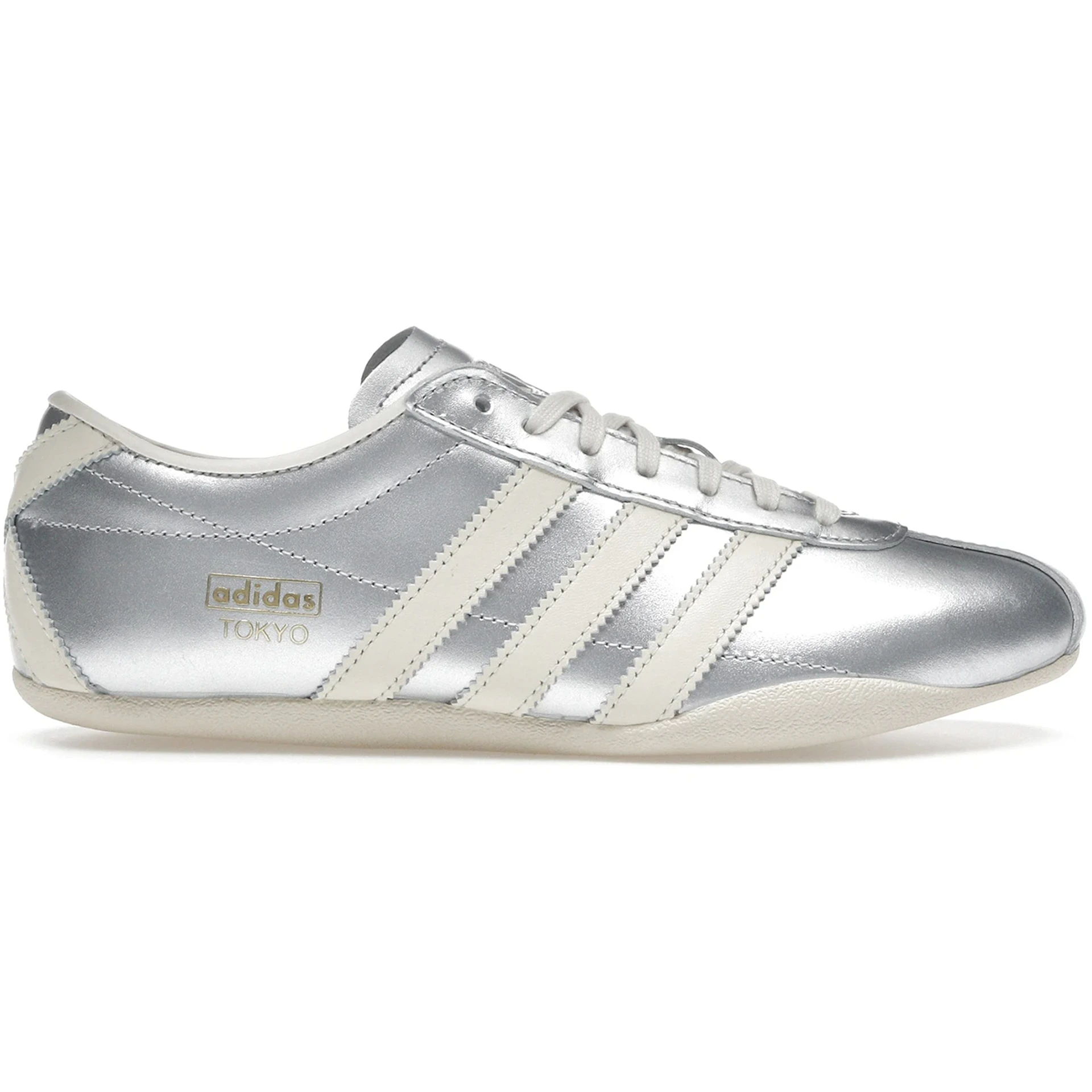 adidas Tokyo Silver Metallic Cream White (Womens) 1 adidas Tokyo Silver Metallic Cream White Womens 1