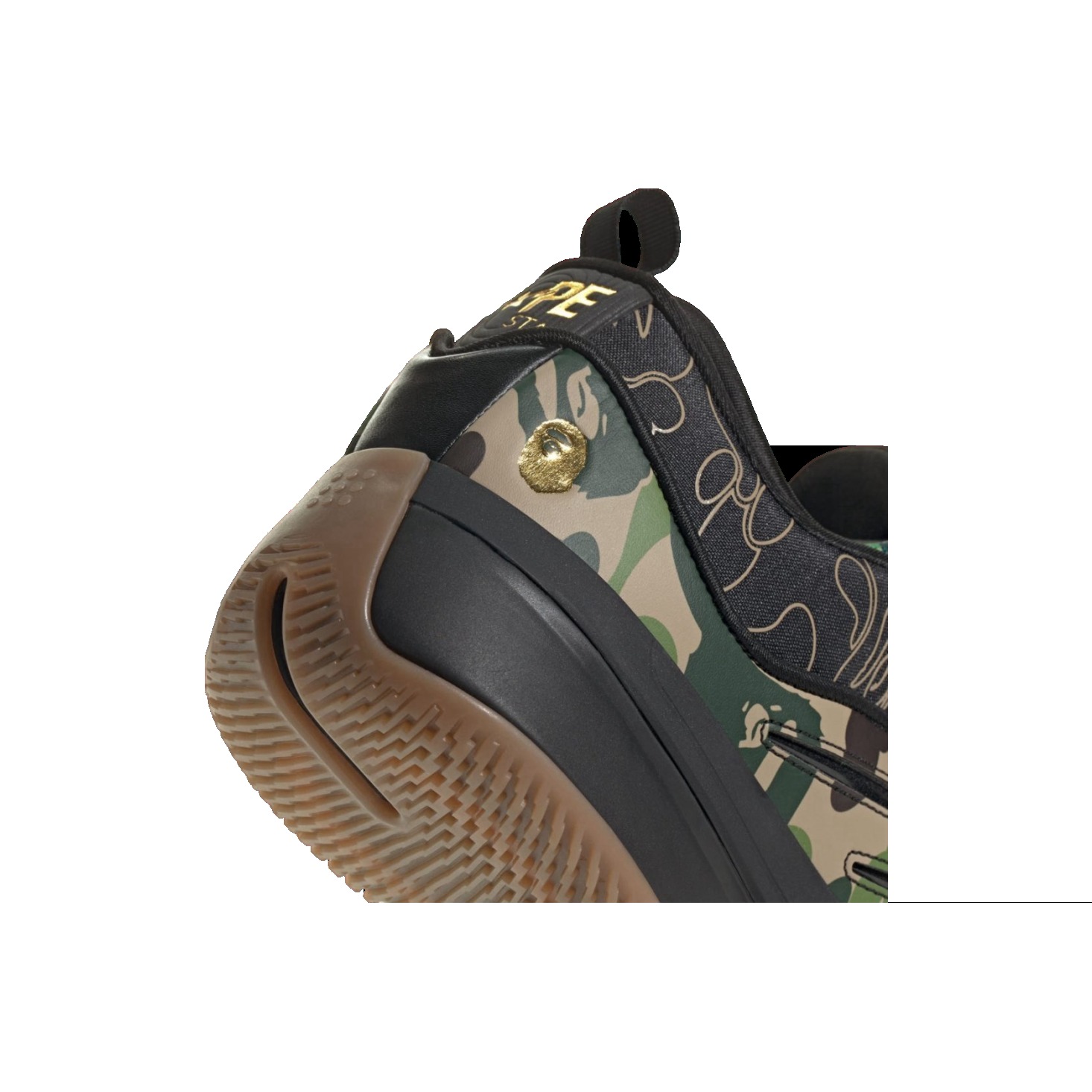 adidas Dame 9 Bape Black Green 7 adidas Dame 9 Bape Black Green