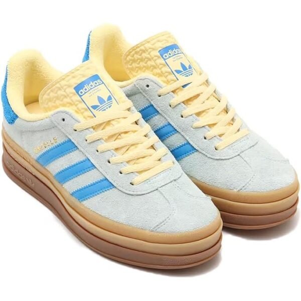 adidas Gazelle Bold Almost Blue Yellow (Women’s)