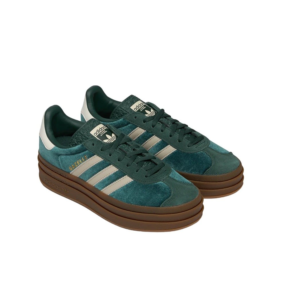 adidas Gazelle Bold Mineral Green Velvet (Women's) 4 adidas Gazelle Bold Mineral Green Velvet (Women's)