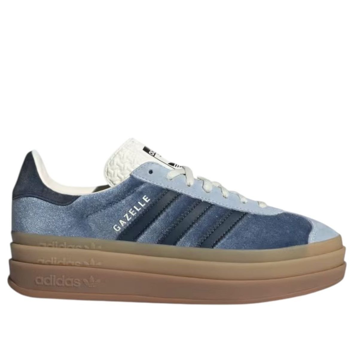 adidas Gazelle Bold Preloved Ink Velvet (Women's) 4 adidas Gazelle Bold Preloved Ink Velvet (Women's)