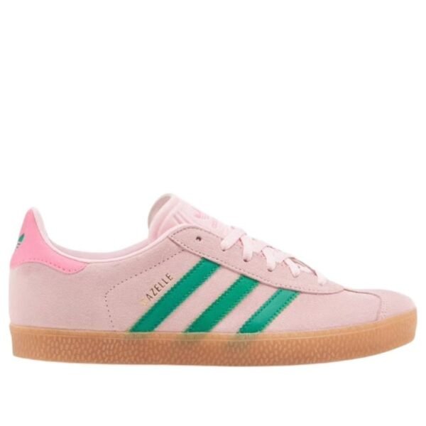 adidas Gazelle Clear Pink Court Green (GS)