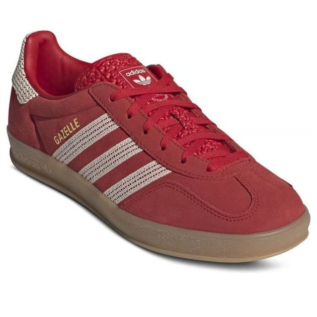 adidas Gazelle Indoor Better Scarlet Wonder White Gum (Women's) 4 adidas Gazelle Indoor Better Scarlet Wonder White Gum (Women's)