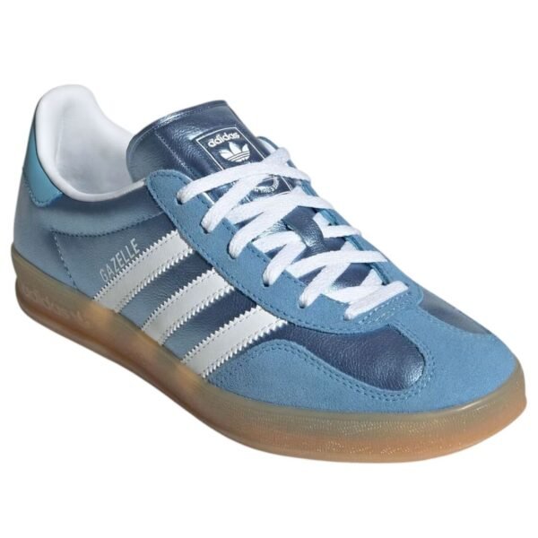 adidas Gazelle Indoor Blue Cloud White Gum (Womens)