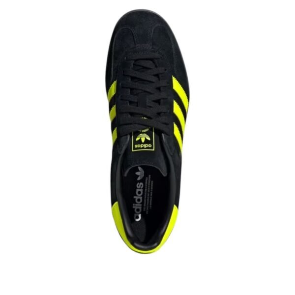 adidas Gazelle Indoor Core Black Solar Yellow Cloud White