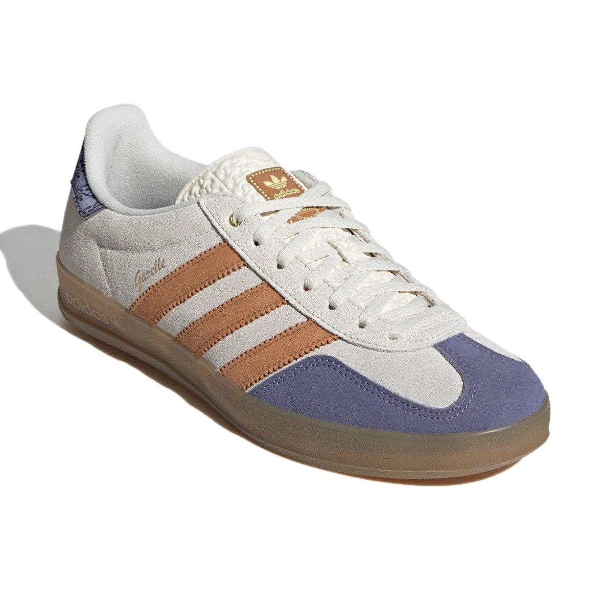 adidas Gazelle Indoor Cream White Blue Orange 4 adidas Gazelle Indoor Cream White Blue Orange