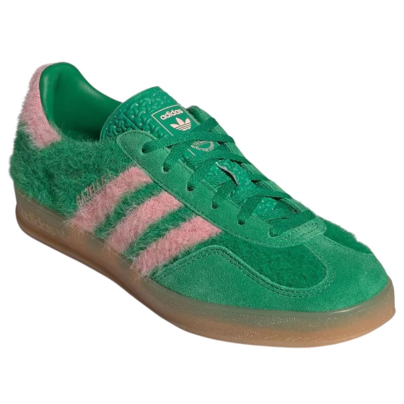 adidas Gazelle Indoor Green Glow Pink (Women's) 4 adidas Gazelle Indoor Green Glow Pink (Women's)