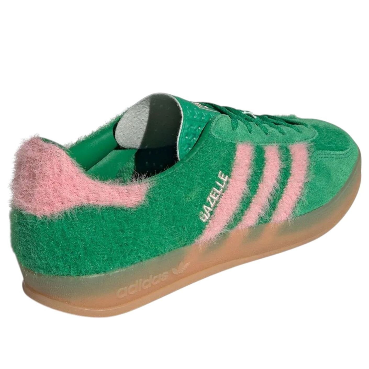 adidas Gazelle Indoor Green Glow Pink (Women's) 5 adidas Gazelle Indoor Green Glow Pink (Women's)