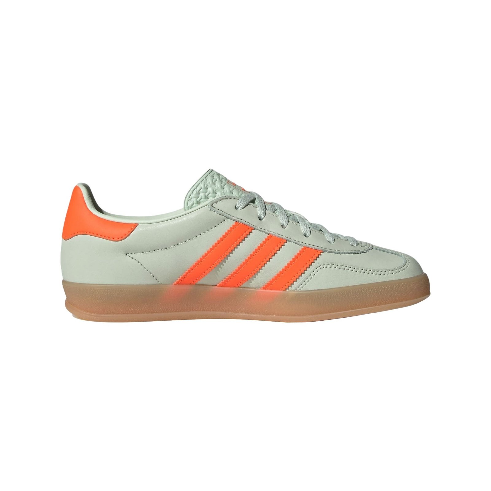adidas Gazelle Indoor Linen Green Solar Orange (Womens) 4 adidas Gazelle Indoor Linen Green Solar Orange (Womens)