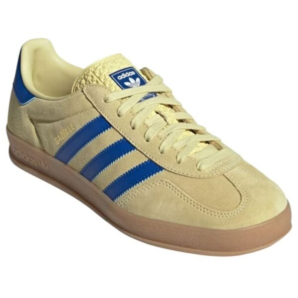adidas Gazelle Indoor Powder Yellow Royal Blue