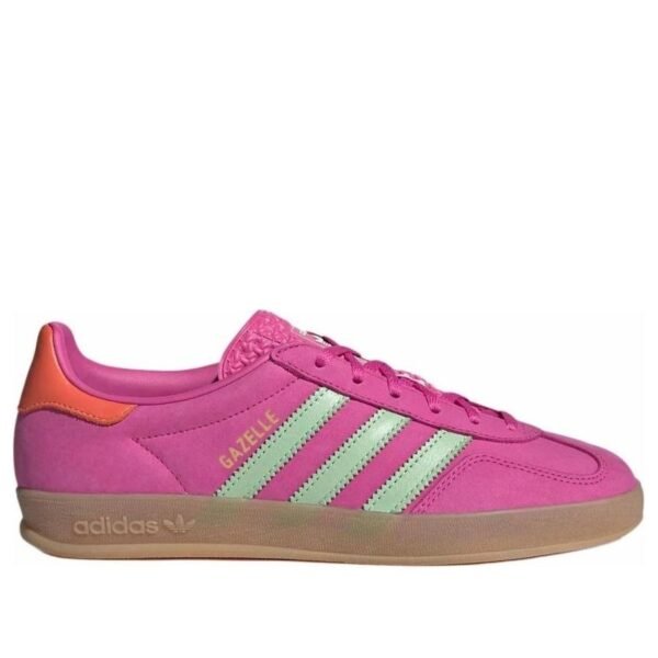 adidas Gazelle Indoor Semi Lucid Fuchsia Semi Green Spark Coral (Women’s)