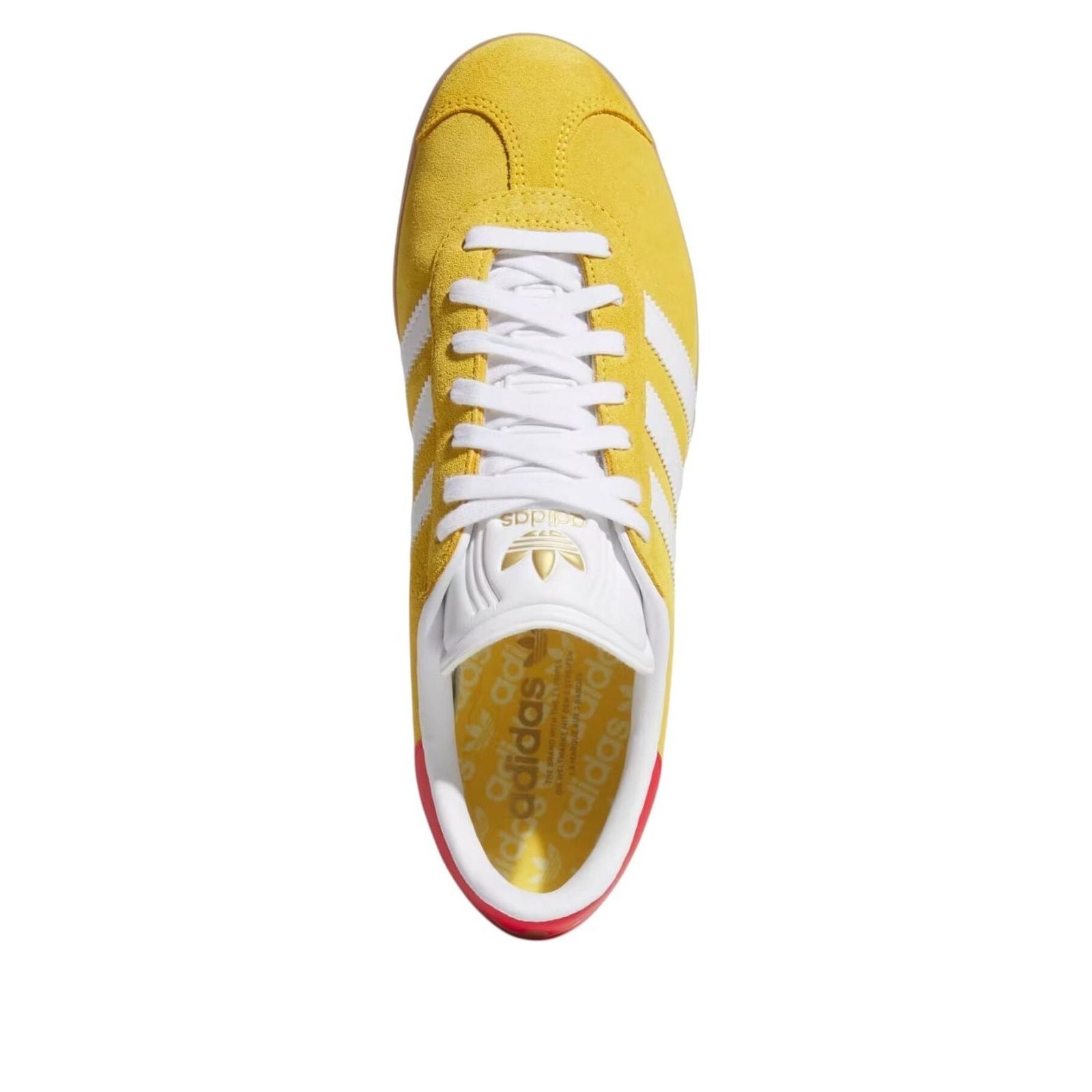 adidas Gazelle Spikeless Golf Bold Gold White Better Scarlet 5 adidas Gazelle Spikeless Golf Bold Gold White Better Scarlet