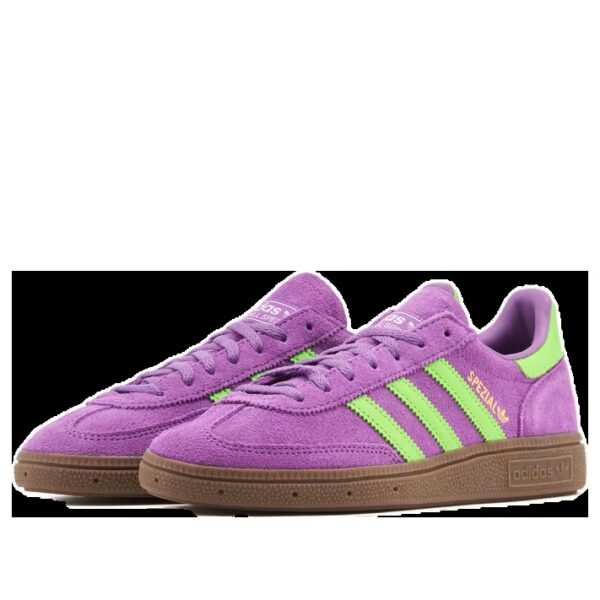 adidas Handball Spezial Elastic Active Purple Solar Green (Women’s)