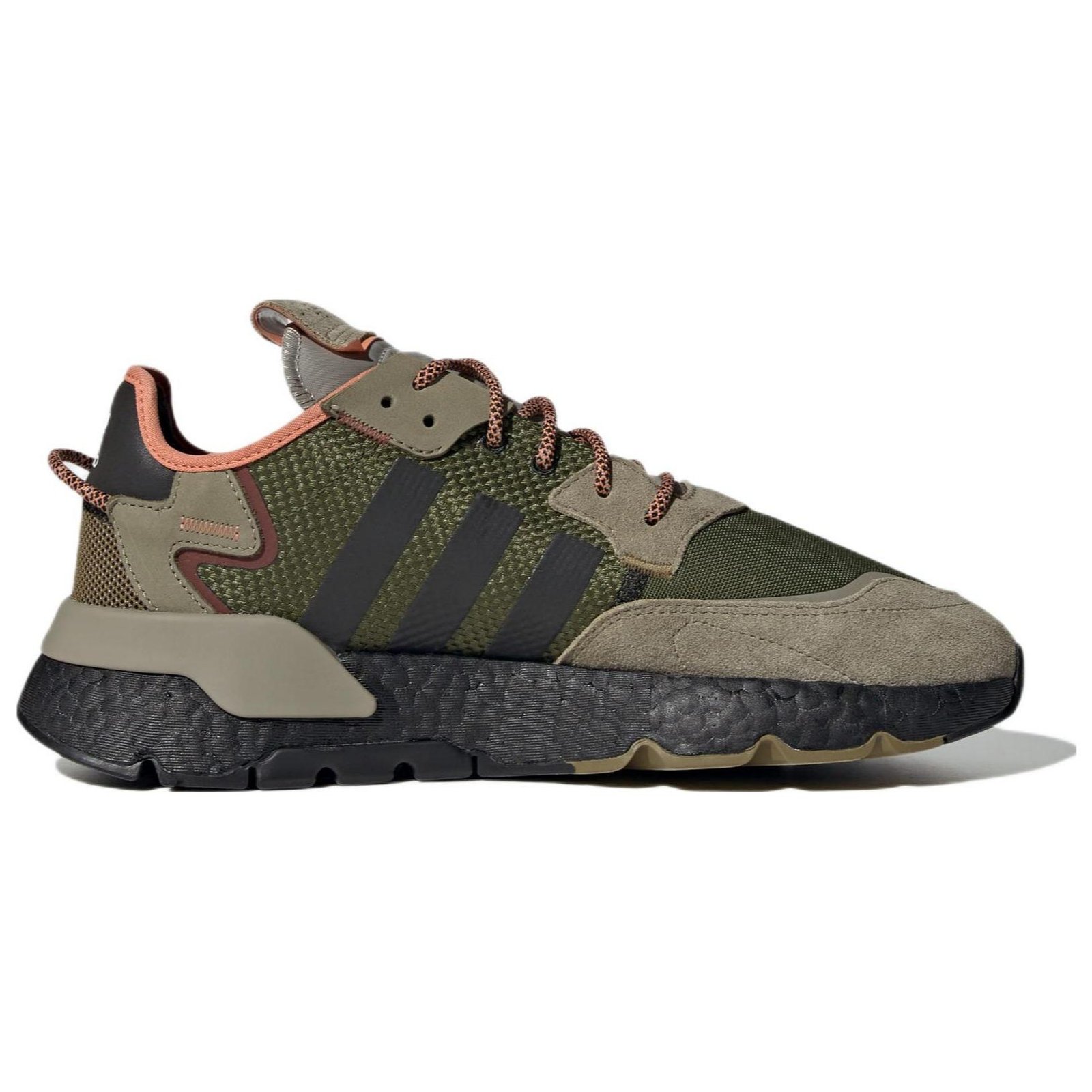 adidas Nite Jogger Brown Dark Green 4 adidas Nite Jogger Brown Dark Green