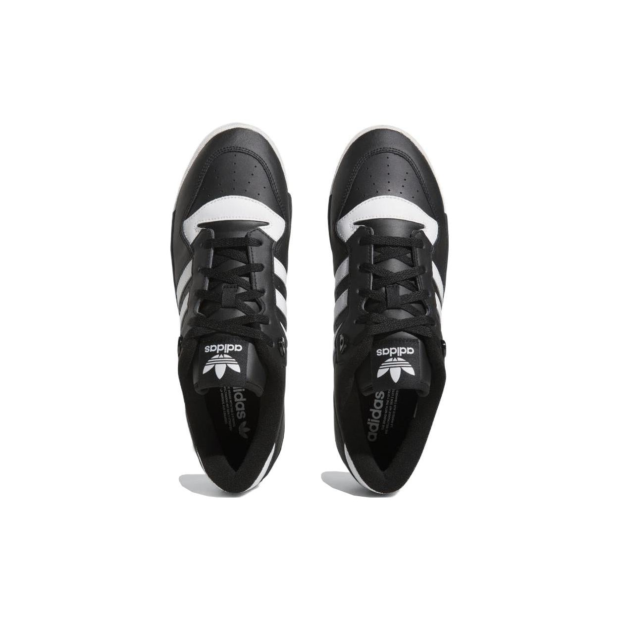 adidas Rivalry Low Core Black Cloud White 7 adidas Rivalry Low Core Black Cloud White