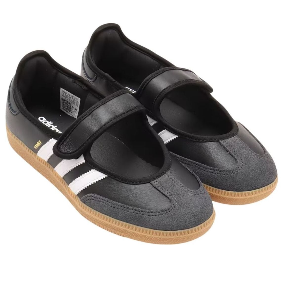 adidas Samba Jane Black White Gum (Women's) 5 adidas Samba Jane Black White Gum (Women's)
