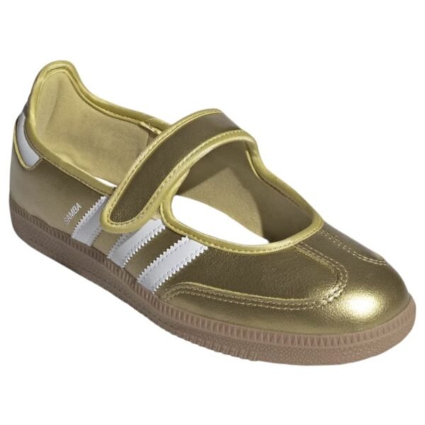 adidas Samba Jane Gold Metallic White (Womens)