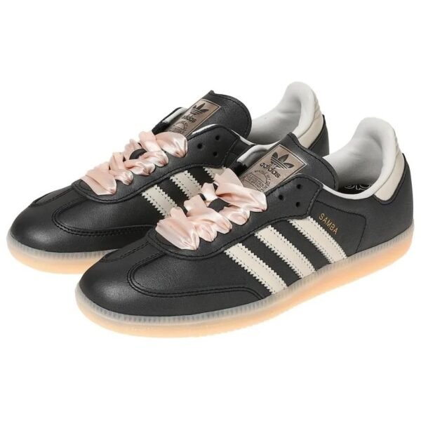 adidas Samba OG Black Pink Ribbon Laces (Women’s)