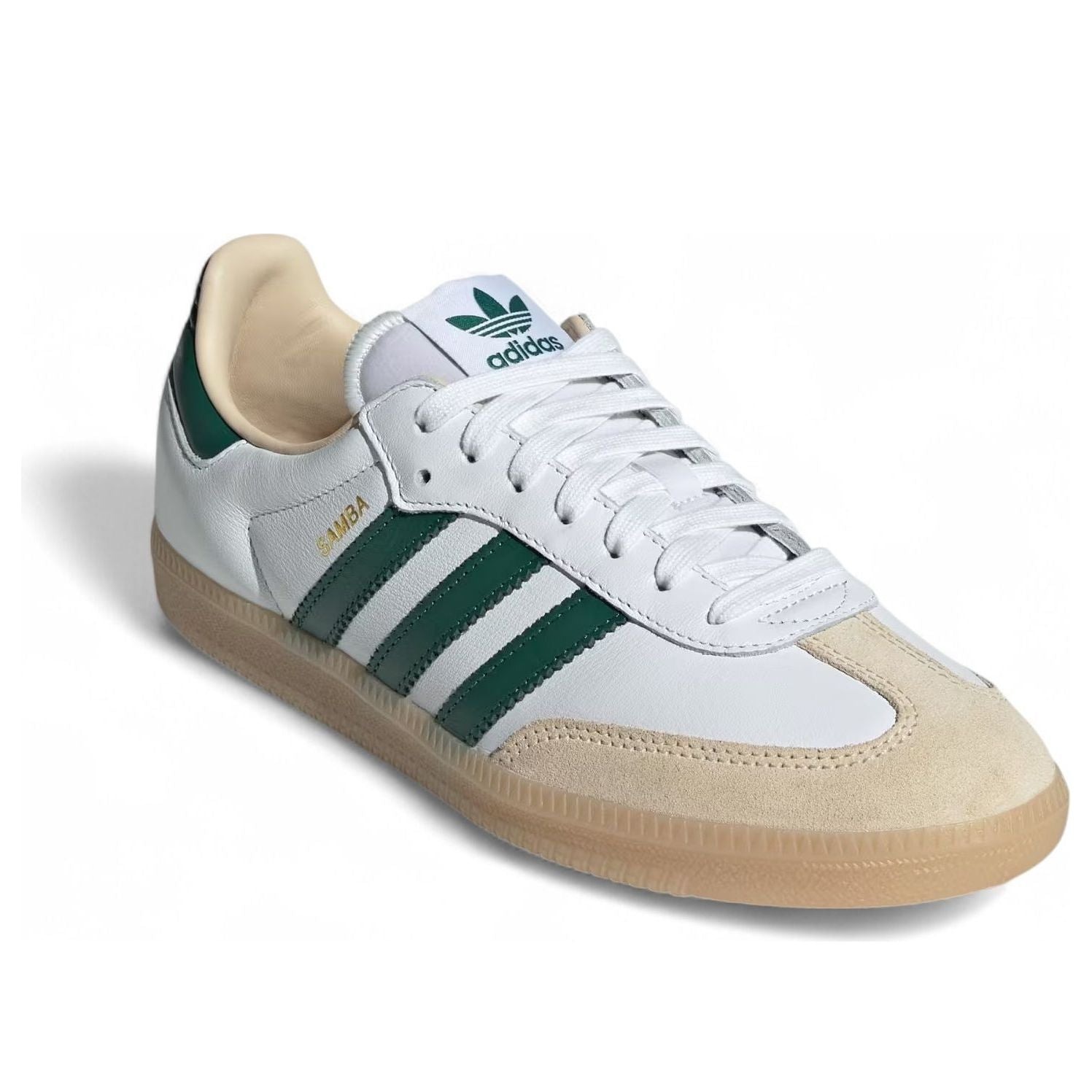 adidas Samba OG Cloud White Collegiate Green Gum 5 adidas Samba OG Cloud White Collegiate Green Gum