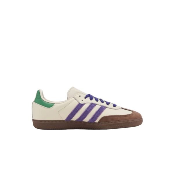 adidas Samba OG Off White Core Purple Green Brown (Womens)