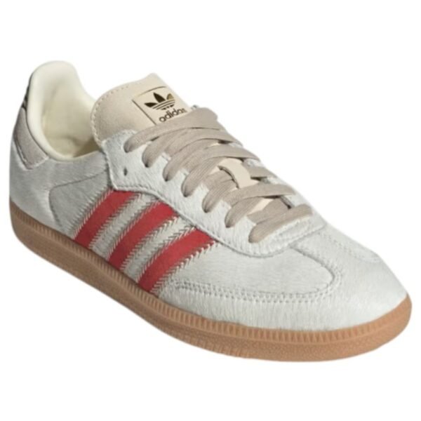 adidas Samba OG Pony Hair Wonder Beige Better Scarlet (Womens)