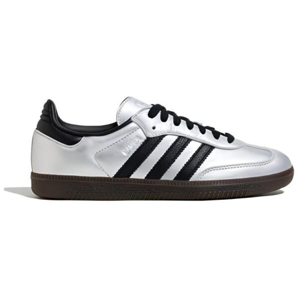 adidas Samba OG Silver Metallic Black Gum (Women’s)