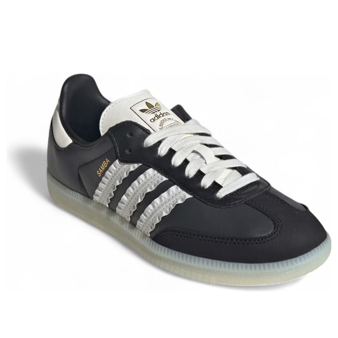 adidas Samba Ruffle Stripes Pack Black Off White (Women's) 5 adidas Samba Ruffle Stripes Pack Black Off White (Women's)