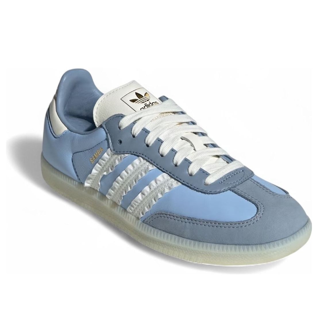 adidas Samba Ruffle Stripes Pack Clear Sky (Womens) 5 adidas Samba Ruffle Stripes Pack Clear Sky (Womens)