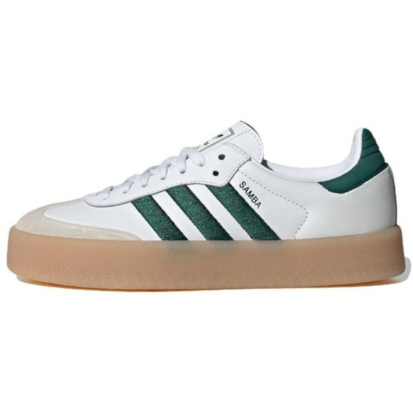 adidas Sambae White Collegiate Green Gum (Women’s)