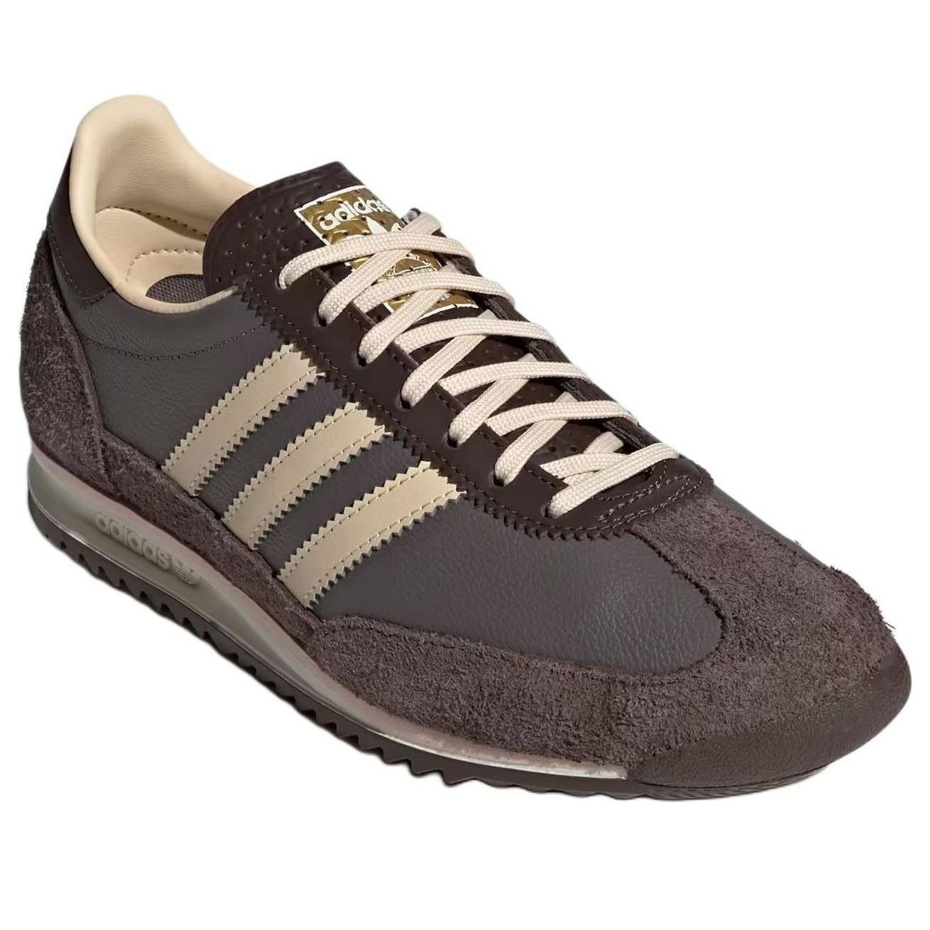 adidas SL 72 OG Charcoal Crystal Sand Brown (Women's) 5 adidas SL 72 OG Charcoal Crystal Sand Brown (Women's)