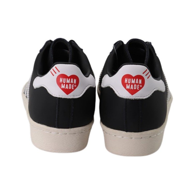 adidas Superstar Human Made Black White 7 adidas Superstar Human Made Black White
